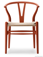 images-CH24 Soft Hans J. Wegner & Ilse Crawford-ch24_beech_terracotta_s3560y70r_papercord_natural_front.png thumb image